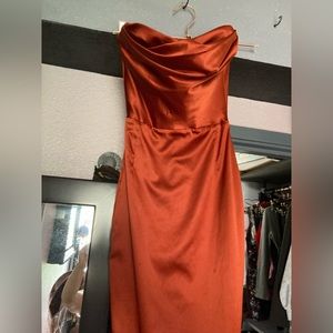 Oh Polly copper dress